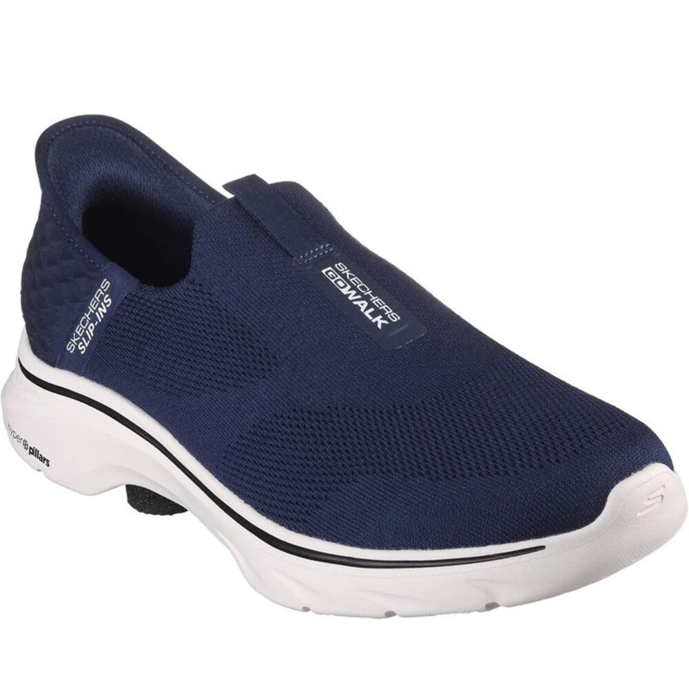Skechers Mens Go Walk 7 - Easy On 2 Shoes / Navy